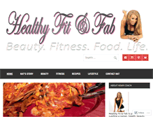 Tablet Screenshot of healthyfitfabguide.com